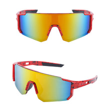 Load image into Gallery viewer, Dazzling Outdoor Sports Riding Glasses UV Protection HD Sunglasses Windproof Dust Protection Large Frame Goggles

