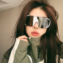 Load image into Gallery viewer, UV400 Large Frame Sunshade Sunglasses Outdoor Cycling Skiing Windproof Dust-Proof Sports Goggles
