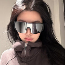 Load image into Gallery viewer, UV400 Large Frame Sunshade Sunglasses Outdoor Cycling Skiing Windproof Dust-Proof Sports Goggles
