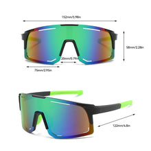 Load image into Gallery viewer, Outdoor Cycling UV Protection Large Frame Gradual Change Sunglasses Windproof Dust Prevention Skiing Mountaineering Goggles
