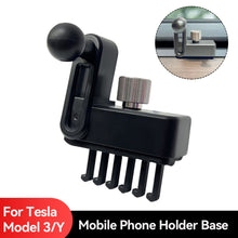 Load image into Gallery viewer, Car Dashboard Panel Base Phone Bracket For Tesla model 3 Y 4.0-7.2 inch Mobile Phone Holder Futhope 17mm Ball and 6-Claws
