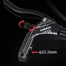 Load image into Gallery viewer, MTB Bike Hydraulic Disc Brake Set Rotors Oil Calliper Plate Front Rear Mountain Bicycle Clamp 22.2mm Handle A Pillar For TANKE TB300
