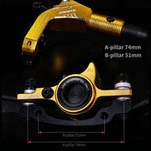 Load image into Gallery viewer, MTB Bike Hydraulic Disc Brake Set Rotors Oil Calliper Plate Front Rear Mountain Bicycle Clamp 22.2mm Handle A Pillar For TANKE TB300
