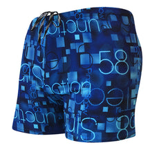 Load image into Gallery viewer, Men's Colorful Print Quick Dry Swimwear Men Trunks Swim Shorts Slim Fit Swimming Trunks for Beach Surf Beachwear
