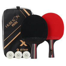Load image into Gallery viewer, 1Set Table Tennis Racket Set Includes Storage Bag And Balls For Shakehand Grip And Pen-Hold Grip Beginner Competition Training Ping-Pong Supplies
