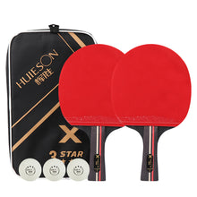 Load image into Gallery viewer, 1Set Table Tennis Racket Set Includes Storage Bag And Balls For Shakehand Grip And Pen-Hold Grip Beginner Competition Training Ping-Pong Supplies
