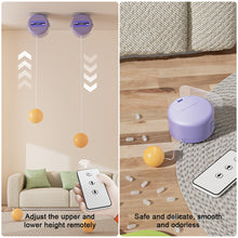 Load image into Gallery viewer, Hanging table tennis trainer remote control for children indoor double automatic rebound training set
