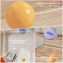 Load image into Gallery viewer, Hanging table tennis trainer remote control for children indoor double automatic rebound training set
