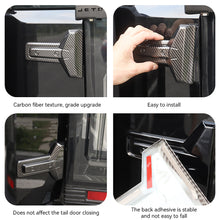 Load image into Gallery viewer, 2Pcs/Set Car Tailgate Hinge Carbon Fiber Lines Modification Styling Accessories ABS For cherry Jetour Traveller Jetour T2 2023 2024
