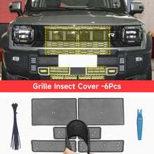 Load image into Gallery viewer, 6Pcs/Set Car Front Grille Insect Proof Net Radiator Condenser Protective Cover Auto Carbon Steel Accessories For Jetour T2 Traveller 2022 2023
