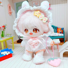 Load image into Gallery viewer, 20CM Cotton Doll Rompers Cartoon Plush Doll Replacement Outfit Dress Playing House Accessories Mini Clothes
