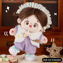 Load image into Gallery viewer, 20CM Cotton Doll Rompers Cartoon Plush Doll Replacement Outfit Lolita Dress Playing House Accessories Mini Clothes
