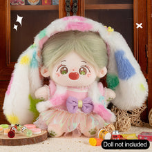 Load image into Gallery viewer, 20CM Cotton Doll Rompers Cartoon Plush Doll Replacement Outfit Lolita Dress Playing House Accessories Mini Clothes

