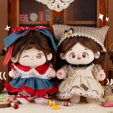 Load image into Gallery viewer, 20CM Cotton Doll Rompers Cartoon Plush Doll Replacement Outfit Lolita Dress Playing House Accessories Mini Clothes
