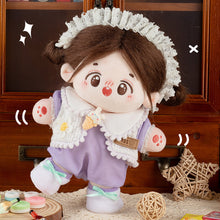 Load image into Gallery viewer, 20CM Cotton Doll Rompers Cartoon Plush Doll Replacement Outfit Lolita Dress Playing House Accessories Mini Clothes
