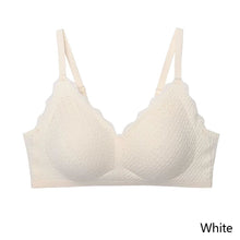 Load image into Gallery viewer, Lace Seamless Bra Women Small Chest Brassier Tops Gather Push Up Simple Wireless Bralette Female Comfortable Underwear 2024 New Sexy One-Piece Lingerie
