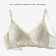 Load image into Gallery viewer, Lace Seamless Bra Women Small Chest Brassier Tops Gather Push Up Simple Wireless Bralette Female Comfortable Underwear 2024 New Sexy One-Piece Lingerie
