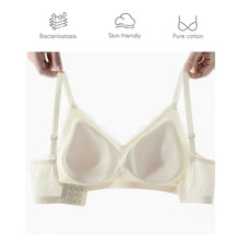 Load image into Gallery viewer, Lace Seamless Bra Women Small Chest Brassier Tops Gather Push Up Simple Wireless Bralette Female Comfortable Underwear 2024 New Sexy One-Piece Lingerie
