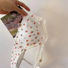 Load image into Gallery viewer, Seamless Girl's Bra Simple Lace Cherry Print Brassier Top Cute Gathered Thin Underwear Breathable Brassier Students Wireless Bralette Beautiful Back Comfortable Lovely Lingerie
