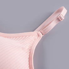 Load image into Gallery viewer, Seamless Bras For Women Ribbed Knit Brassiere Gather Wire Free Breathable Underwear Pure Cotton Sleep Bralette Tube Top
