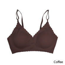 Load image into Gallery viewer, Seamless Bra For Women Plus-size Brassiere Top U-shaped no buckle Bralette Comfy Tops Sexy Lingerie Wire Free Ultra-thin Underwear
