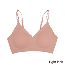 Load image into Gallery viewer, Seamless Bra For Women Plus-size Brassiere Top U-shaped no buckle Bralette Comfy Tops Sexy Lingerie Wire Free Ultra-thin Underwear
