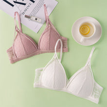 Load image into Gallery viewer, Sexy Floral Lace Bra for Women Deep V Underwear with Push Up Female Lingerie breathable Bralette Thin Fashion New Wireless Bras
