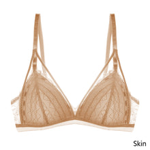 Load image into Gallery viewer, Sexy Floral Lace Bra for Women Deep V Underwear with Push Up Female Lingerie breathable Bralette Thin Fashion New Wireless Bras
