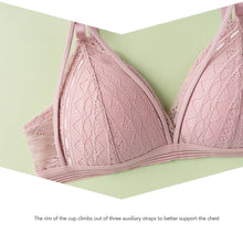 Load image into Gallery viewer, Sexy Floral Lace Bra for Women Deep V Underwear with Push Up Female Lingerie breathable Bralette Thin Fashion New Wireless Bras
