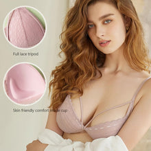 Load image into Gallery viewer, Sexy Floral Lace Bra for Women Deep V Underwear with Push Up Female Lingerie breathable Bralette Thin Fashion New Wireless Bras
