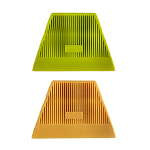 Load image into Gallery viewer, 1Pc Trapezoidal Squeegee Car Vinyl Film Wrapping Tool Scraper Window Tinting Wallpaper Installing Medium Soft Green and Hard Yellow
