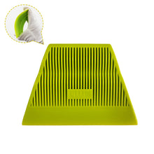 Load image into Gallery viewer, 1Pc Trapezoidal Squeegee Car Vinyl Film Wrapping Tool Scraper Window Tinting Wallpaper Installing Medium Soft Green and Hard Yellow
