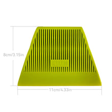 Load image into Gallery viewer, 1Pc Trapezoidal Squeegee Car Vinyl Film Wrapping Tool Scraper Window Tinting Wallpaper Installing Medium Soft Green and Hard Yellow
