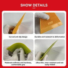 Load image into Gallery viewer, 1Pc Trapezoidal Squeegee Car Vinyl Film Wrapping Tool Scraper Window Tinting Wallpaper Installing Medium Soft Green and Hard Yellow
