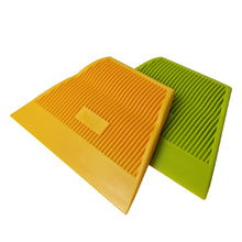 Load image into Gallery viewer, 1Pc Trapezoidal Squeegee Car Vinyl Film Wrapping Tool Scraper Window Tinting Wallpaper Installing Medium Soft Green and Hard Yellow
