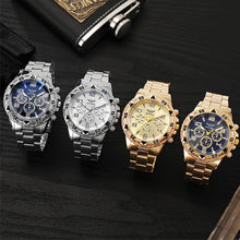 Load image into Gallery viewer, Mens Quartz Watches Casual Fashion Men's Watch Wristwatch Steel Strip Watch Gifts Luxury Men Watch Wristwatches
