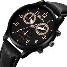Load image into Gallery viewer, Fashion Simple Men's Ultra Thin Leather Leather Belt Quartz Wrist Watch Luxury Business Casual Watch Wristwatches
