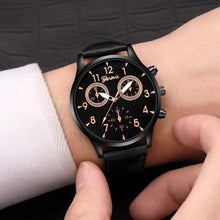 Load image into Gallery viewer, Fashion Simple Men's Ultra Thin Leather Leather Belt Quartz Wrist Watch Luxury Business Casual Watch Wristwatches
