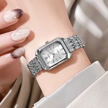 Load image into Gallery viewer, Simple Versatile Square Women's Watch with Steel Strap Retro Fashionable Quartz Watch for Women's Watch
