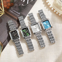 Load image into Gallery viewer, Simple Versatile Square Women's Watch with Steel Strap Retro Fashionable Quartz Watch for Women's Watch
