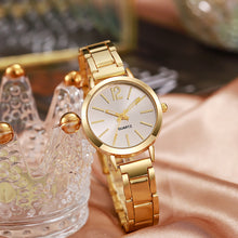Load image into Gallery viewer, Women's Small Dial Watch Casual Versatile Quartz Watch Daily Fashionable Women's Watch Circular Dial Wristwatches
