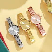 Load image into Gallery viewer, Women's Small Dial Watch Casual Versatile Quartz Watch Daily Fashionable Women's Watch Circular Dial Wristwatches
