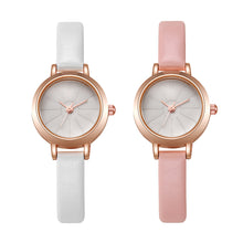 Load image into Gallery viewer, Women's Watch Simple Small Retro Leather Belt Female Watch Round Dial Wordless Quartz Watch Wristwatches for Women
