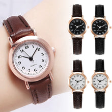 Load image into Gallery viewer, Simple and Cute Junior High School Retro Art Fine Strap Small Dial Couple Watch Women's Watch Casual Small Dial Quartz Watch
