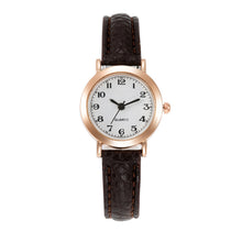 Load image into Gallery viewer, Simple and Cute Junior High School Retro Art Fine Strap Small Dial Couple Watch Women's Watch Casual Small Dial Quartz Watch
