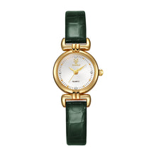 Load image into Gallery viewer, Retro Small Round Watch Fashionable Artistic Women's Watch Simple and Elegant Compact Dial Light Luxury Belt
