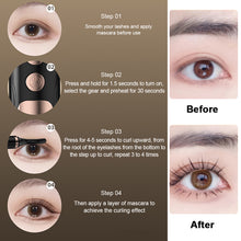 Load image into Gallery viewer, Portable USB Charging Electric Eyelash Curler Electric Heated Eyelash Curler Four-speed Temperature Control Eyelash Curler
