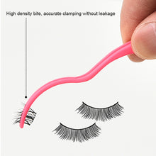 Load image into Gallery viewer, Stainless Steel Eyelash Clip Eyelash Extension Graft Eyelash Double Curved False Eyelash Clip False Eyelash Auxiliary Device
