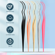 Load image into Gallery viewer, Stainless Steel Eyelash Clip Eyelash Extension Graft Eyelash Double Curved False Eyelash Clip False Eyelash Auxiliary Device
