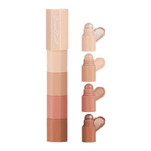 Load image into Gallery viewer, Lazy Eye Shadow Pen Waterproof Plain Makeup High Gloss Lying Silkworm Pen Pearl Four Section Eye Shadow Stick Set
